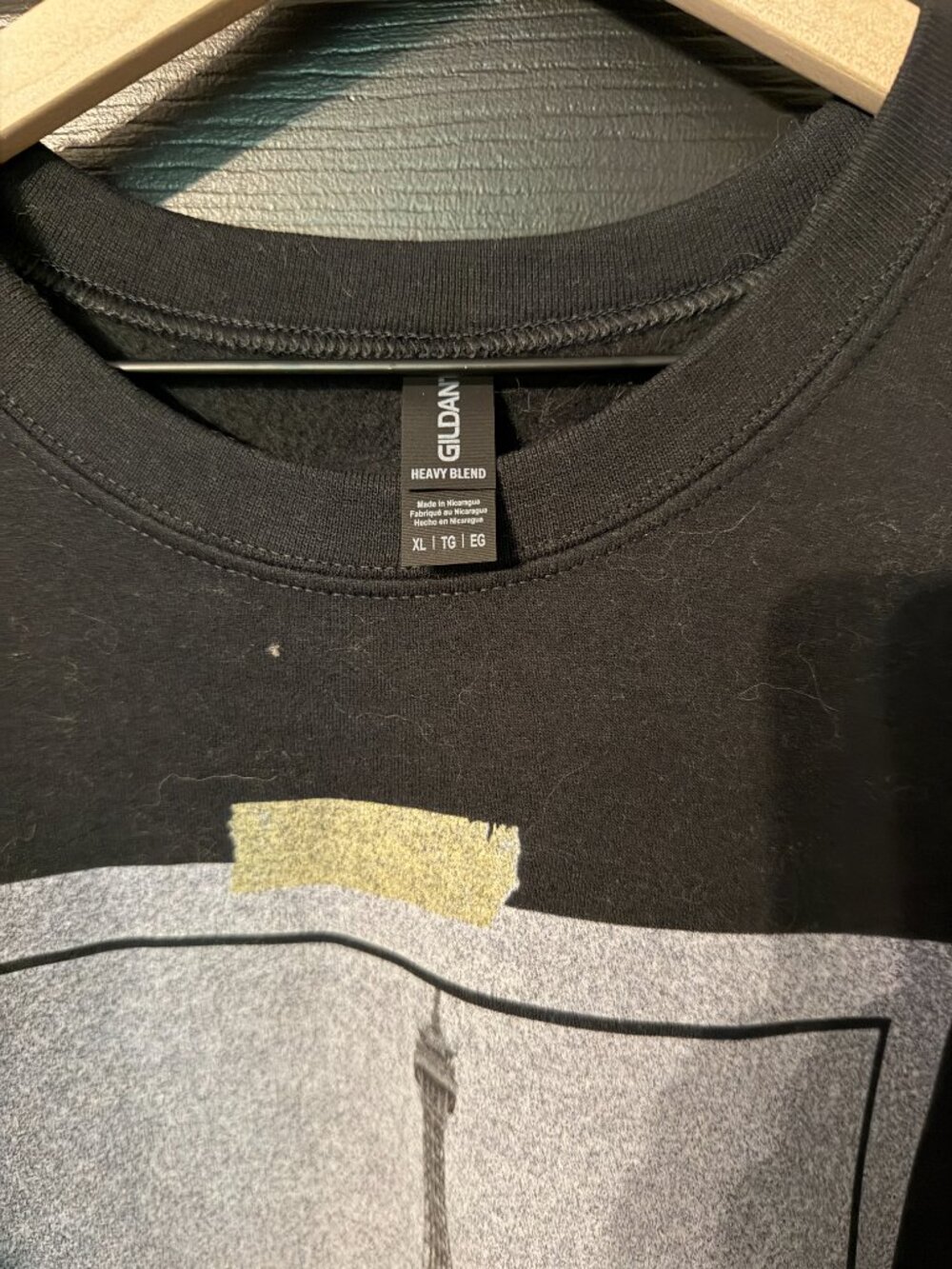 NWOT Womens Sweatshirt Scoop Neck Paris Casual Extra Large - Picture 2 of 3